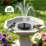 Solar Water Fountain for Bird Bath Solar Pump for Fountain New Upgraded Mini Sol... - Image 3