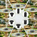 Solar Water Fountain for Bird Bath Solar Pump for Fountain New Upgraded Mini Sol... - Image 5