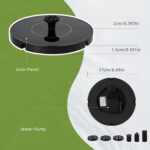 Solar Water Fountain for Bird Bath Solar Pump for Fountain New Upgraded Mini Sol... - Image 6