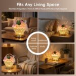 Portable Hydrangea Pearl-Handle Lamp – Cordless LED 3D-Printed Flower Light with... - Image 8