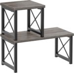 Honiter Desk Shelf for Top of Desk, Wood Desktop Shelf, 2 Tier Adjustable Booksh... - Image 8