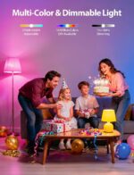 Smart Light Bulbs, Color Changing Light Bulb, Work with Alexa & Google Assistant... - Image 4