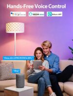 Smart Light Bulbs, Color Changing Light Bulb, Work with Alexa & Google Assistant... - Image 5