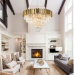 Gold Crystal Chandelier Large, 17-Light Luxury Chandelier Lighting Fixture for H... - Image 3