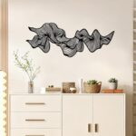 Slickss Abstract Wave Line Metal Wall Decor (3-Piece Set to Combine as One) - Mo... - Image 4