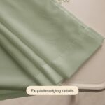 Anmao Non-See-Through Sage Green Privacy Semi Sheer Curtains for Living Room 84 ... - Image 6