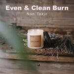 Citrus Sage Scented Candle, 12oz Natural Soy Wax, 2 Wick Aromatherapy Candles fo... - Image 6