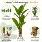 6ft Artificial Banana Tree Extra Tall Fake Plants Indoor for Living Room Large F... - Image 3