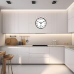 XNM 8 Inch Small White Classic Wall Clock for Living Room Bedroom Kitchen Analog... - Image 4