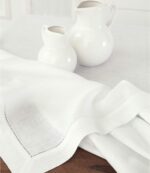Solino Home Linen Tablecloth 60 x 108 Inch - Classic Hemstitch 100% Pure Linen W... - Image 4