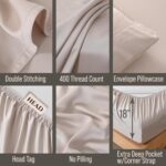 Bella Coterie 6 Piece Luxury Bamboo Viscose King Size Sheet Set | 100% Organical... - Image 4