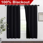 NICETOWN High-End Thermal Curtains, Full Blackout Curtains 72 Inches Long for Di... - Image 3