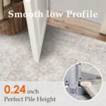 PureCozy Gray 8x10 Area Rug for Living Room Washable Vintage Large Carpet Non Sl... - Image 6