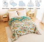 MSGKV Boho Throw Blanket for Couch 50"x60" 100% Cotton Vine Embroidery Blanket B... - Image 6