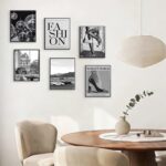 Liacxony Vintage Black and White Trendy Wall Art Fashion Feminist Decor Disco Ba... - Image 3