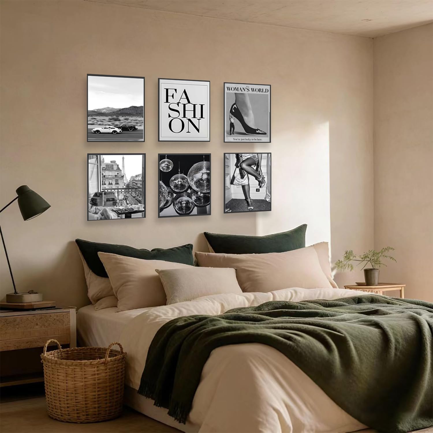 Liacxony Vintage Black and White Trendy Wall Art Fashion Feminist Decor Disco Ba... - Image 6