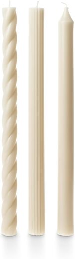 Illume Beautifully Done Unscented Assorted Candle Tapers 3-Pack, Driftwood - Image 4