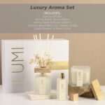 Luxury Aroma Gift Set | Peony Garden - Reed Diffuser (200ml), Wood Wick Soy Cand... - Image 3