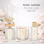 Luxury Aroma Gift Set | Peony Garden - Reed Diffuser (200ml), Wood Wick Soy Cand... - Image 4