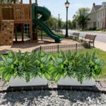 12 Bundles Large Outdoor Artificial Plants UV Resistant Fake Greenery Stems Faux... - Image 4