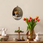 EGVQK Vintage Kitchen Oval Wall Art, Bar Framed Canvas Prints Wall Art, Quirky F... - Image 4
