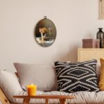 EGVQK Vintage Kitchen Oval Wall Art, Bar Framed Canvas Prints Wall Art, Quirky F... - Image 7