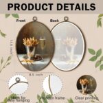 EGVQK Vintage Kitchen Oval Wall Art, Bar Framed Canvas Prints Wall Art, Quirky F... - Image 8
