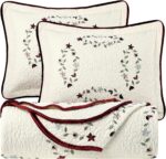 Sunshine Nicole Embroidery Quilt Set, Cotton Material and Filling, with Tranditi... - Image 5