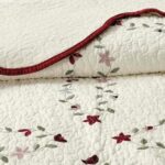 Sunshine Nicole Embroidery Quilt Set, Cotton Material and Filling, with Tranditi... - Image 6