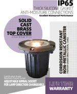 MALORY Brass Top Cover Landscape Well Lights, ((φ126 mm)) 12V Low Voltage Outdoo... - Image 5