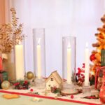 NITIME 9 Set Hurricane Glass Candle Holders for Taper Candles, Candlestick Holde... - Image 6