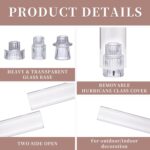 NITIME 9 Set Hurricane Glass Candle Holders for Taper Candles, Candlestick Holde... - Image 8