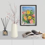 Beige Ceramic Vase, GUKJOB Small Cute Flower Vase for Pampas Grass, Home, Living... - Image 4