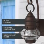 Designers Fountain 1761-RT Nantucket Wall Lanterns, Rustique, Rustic, 18.25in H - Image 4