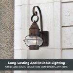 Designers Fountain 1761-RT Nantucket Wall Lanterns, Rustique, Rustic, 18.25in H - Image 7
