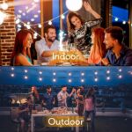 100FT LED Outdoor String Lights Patio Light with 52 Shatterproof G40 Dimmable Gl... - Image 3
