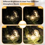 100FT LED Outdoor String Lights Patio Light with 52 Shatterproof G40 Dimmable Gl... - Image 6