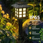 GIGALUMI Solar Outdoor Lights,12 Pack LED Solar Lights Outdoor Waterproof, Solar... - Image 3