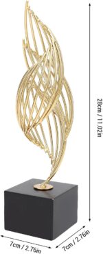 Iron Luxury Abstract Art Ornament, Modern Aesthetic Figurine Decoration, Suitabl... - Image 3