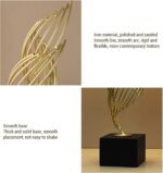 Iron Luxury Abstract Art Ornament, Modern Aesthetic Figurine Decoration, Suitabl... - Image 4