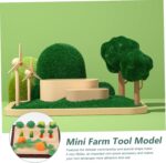 NUOBESTY Mini Shovel Rake Farm Model Kit Vegetable Figurines Mini Garden Tools D... - Image 4