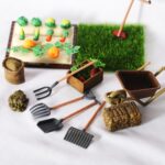 NUOBESTY Mini Shovel Rake Farm Model Kit Vegetable Figurines Mini Garden Tools D... - Image 5