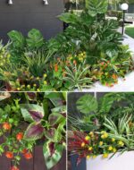 Ouddy Decor 18 Pcs Artificial Plants Outdoor, Fake Boxwood Plants UV Resistant A... - Image 4