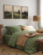 InSimSea Oversized Vintage Landscape Art for Living Room Bedroom,3Pcs, Extra Lar... - Image 6