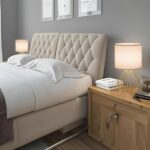 Small Gold Table Lamps, Set of 2 Bedside Nightstand Lamps with White Fabric Shad... - Image 5