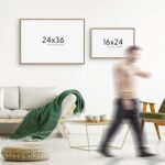 SIGNWIN Framed Canvas Print Wall Art Gray Watercolor Pastel Landscape Abstract S... - Image 6