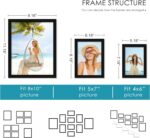 PEALSN 10 Pack Collage Picture Frames, Gallery Wall Frame Set with Two 8x10, Fou... - Image 4