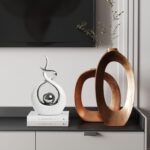 Norrclp Home Decor Modern Abstract Art Ceramic Statue Table Decorations for Dini... - Image 4