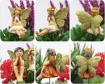 Fairy Garden Vintage Resin Fairy Figurines for Outdoor Garden Yard Lawn Supplies... - Image 3