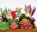 Fairy Garden Vintage Resin Fairy Figurines for Outdoor Garden Yard Lawn Supplies... - Image 5